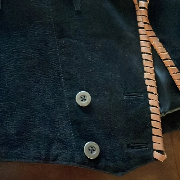 Women’s size 10 vintage black Scully Fringe Leather western equestrian Jacket - Picture 7 of 16